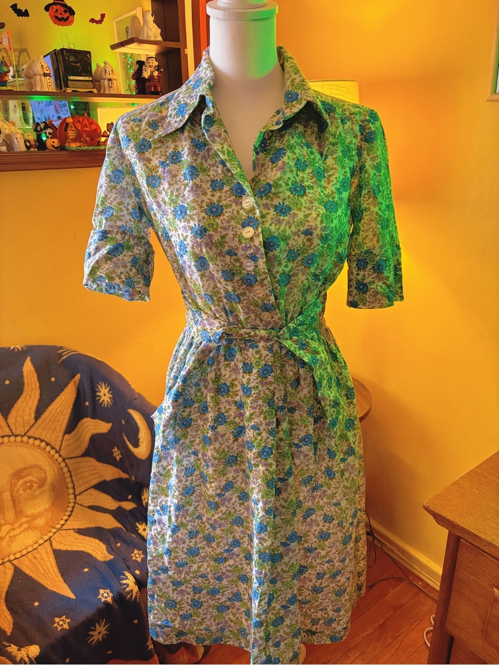 Vintage floral tea dress